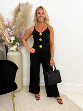 The Erica - Gold Button Down Two Piece